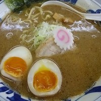 「煮玉子入豚骨魚介ラーメン」@麺匠なかたにの写真