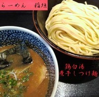 「鶏白湯煮干しつけ麺 800円」@らーめん 稲垣の写真