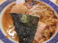 「中華そば味玉動物系」@中華そば おかめの写真