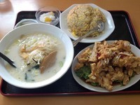 「ラーメン定食」@台湾料理 龍香の写真