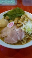 「濃厚ラーメン　750円、麺増し50円、ライス100円」@麺屋しのはら 三日月食堂の写真
