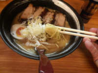 「直火焼ちゃあしゅうめん・味噌・大盛（サービス）」@香味屋の写真