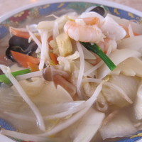 「海鮮タンメン（１０５０円）」@美彩食 田辺の写真