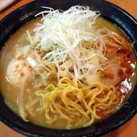 「札幌味噌￥８００＋中盛￥５０＋味玉（クーポン）」@麺屋 翔 西新宿本店の写真