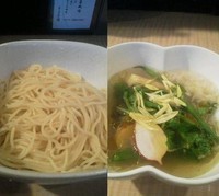 「4月限定　つけめん春味　あさりと春野菜風味」@菜の写真