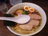 「味玉チャーシューワンタン麺大盛り」@白河手打中華 賀乃屋の写真