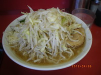 「大少なめ　ニンニクヤサイ　￥750」@ラーメン二郎 桜台駅前店の写真