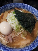 「濃厚狼煙ラーメン＋味玉＋刻みネギ」@狼煙 〜NOROSHI〜の写真