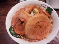 「雷そば　並　豚増し」@雷 北松戸本店の写真