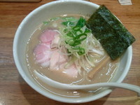 「鶏塩鯖煮干しそば」@麺や 福一の写真