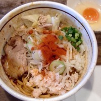 「かにみそまぜそば」@みそや林檎堂BASICの写真