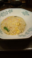 「半チャーハン240円」@味噌らーめんと中華 てつまるの写真