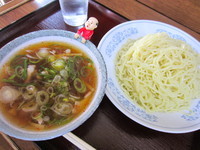 「つけそば（正油タレ）」@萬栄軒の写真