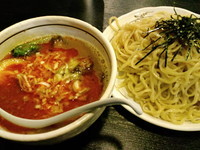 「担々つけ麺（大盛）850円＋切り落としチャーシュー50円」@桃天花の写真