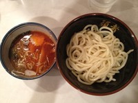 「ミニ辛つけめん」@頑者 新横浜ラーメン博物館店の写真