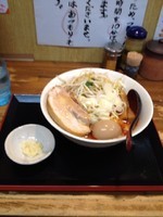 「あえめん（大盛無料）＋チャーシュー＋ニンニク（無料）」@味噌麺処 花道庵の写真