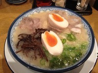 「味玉らーめん　700円」@博多ラーメン しばらく 町屋店の写真