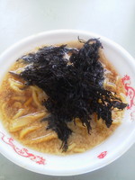 「背油にぼし中華そば　潤総本店（新潟）　岩のりらーめん７００円」@信越麺戦記 首都圏攻防の章の写真