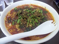 「勝浦タンタン麺 （激辛） ￥800」@ビンギリの写真