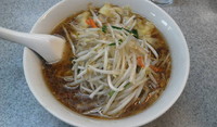 「もやしワンタン麺」@中華麺店 喜楽の写真