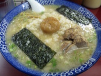 「みぞれチャーシューメン ￥850」@がんこや かるがんラーメン 千代田本店の写真