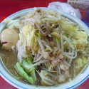 小ラーメン（野菜ﾁｮｲ・全部）割れたタマゴ