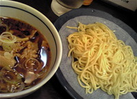 「つけ麺￥520」@肉厚わんたん麺と手作り焼売 ら麺亭 浅草支店の写真
