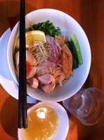 「吉備黄金鶏の鶏油ソバ（まぜそば）￥８００」@麺や維新の写真