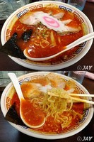 「「辛チャーシュー麺・塩（大盛）」￥900+￥100」@中華ソバ 鳴門の写真