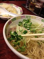 「宝そば・中盛り（+50円）、チャーハンセット」@宝華の写真