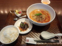 「麺ランチ（担々麺、一品料理、ごはん、デザート）」@四川CHINA 桂花の写真