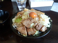 「まぜそば　辛い味　750円」@麺屋 一心の写真