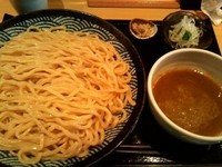 「素つけ麺（大盛）」@つけ麺 道の写真