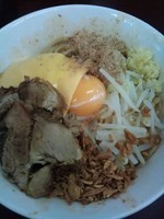 「まぜそば（並）」@ジャンクガレッジ 西船店の写真