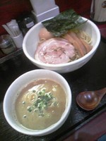 「つけ麺（中盛）+味玉(GWｻｰﾋﾞｽ)」@麺や とらの写真