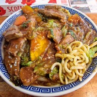 「スタミナラーメン（冷やし／大盛）750円+100円=850円」@大勝軒 佐貫店の写真