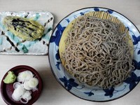 「２枚もり+茄子天 480+80円」@大橋やの写真