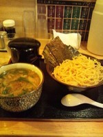 「塩つけめん750円＋のり100円」@大衆らーめん酒場 桔梗の写真