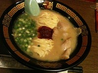 「天然とんこつラーメン」@一蘭 千葉店(C-one内)の写真