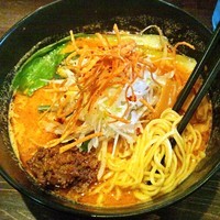 「麻辣担々麺（限定:大盛／辛め）　750円」@麺や 蒼 AOIの写真