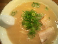 「ラーメン 650円」@元祖長浜屋台ラーメン 一心亭 福島分店の写真