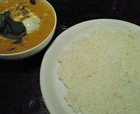 「タイレッドカレー　８８０円」@カレー専門店 FISHの写真