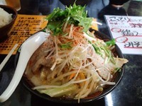 「こってりみそラーメン＋チャーシュー」@らあめん工房 マスク麺の写真