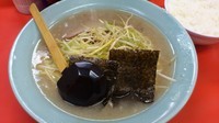 「中ネギラーメン750円+ライス150円」@ラーメンショップ 川崎水沢店の写真