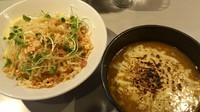 「焦がしチーズのカレーつけ麺800円」@中華蕎麦 瑞山（ZUIZAN）の写真