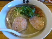 「【限定】海老にぼしそば750円」@中華そば田家 ふくふくの写真