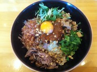 「台湾まぜそば」@極太麺 まな屋の写真