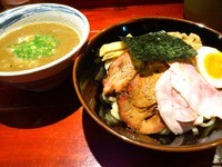 「鶏魚介煮干つけそば （200g） 750円」@喜元門 つくば東光台店の写真