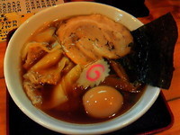 「わんたんめん ￥850＋味付け玉子 ￥100」@麺や 道楽の写真