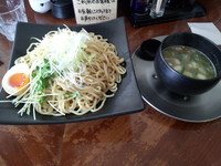 「濃厚鶏塩つけめん　780円（サービス券にて特盛り）」@麺屋こころの写真
